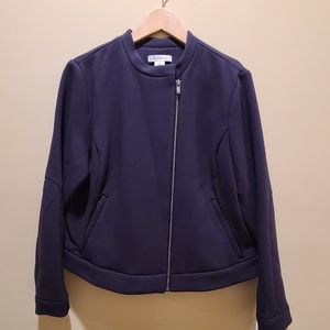 Liz Claiborne Womens Navy Jacket